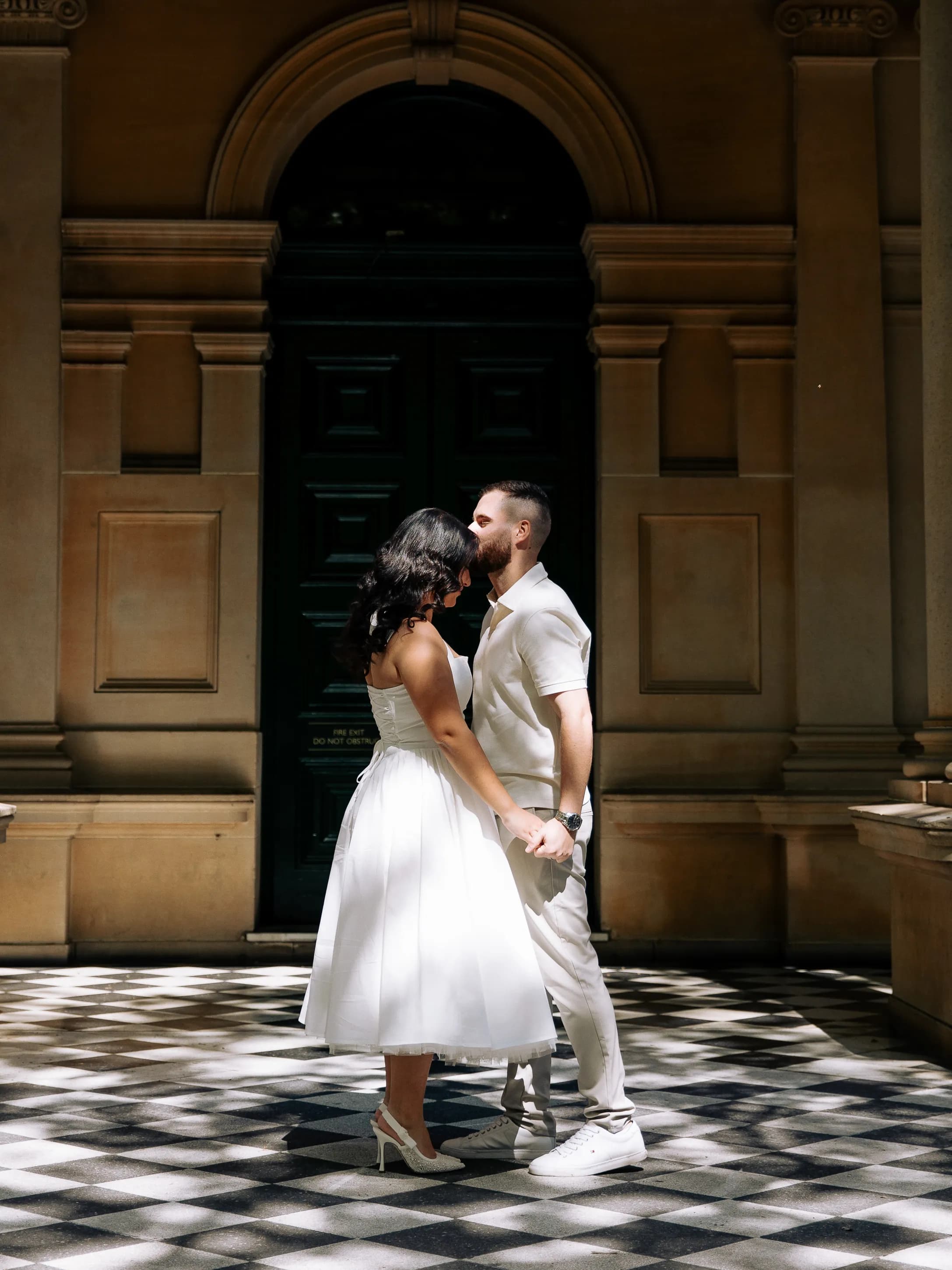 Pre-wedding photography — Baris & Izel, The Rocks & QVB, Sydney