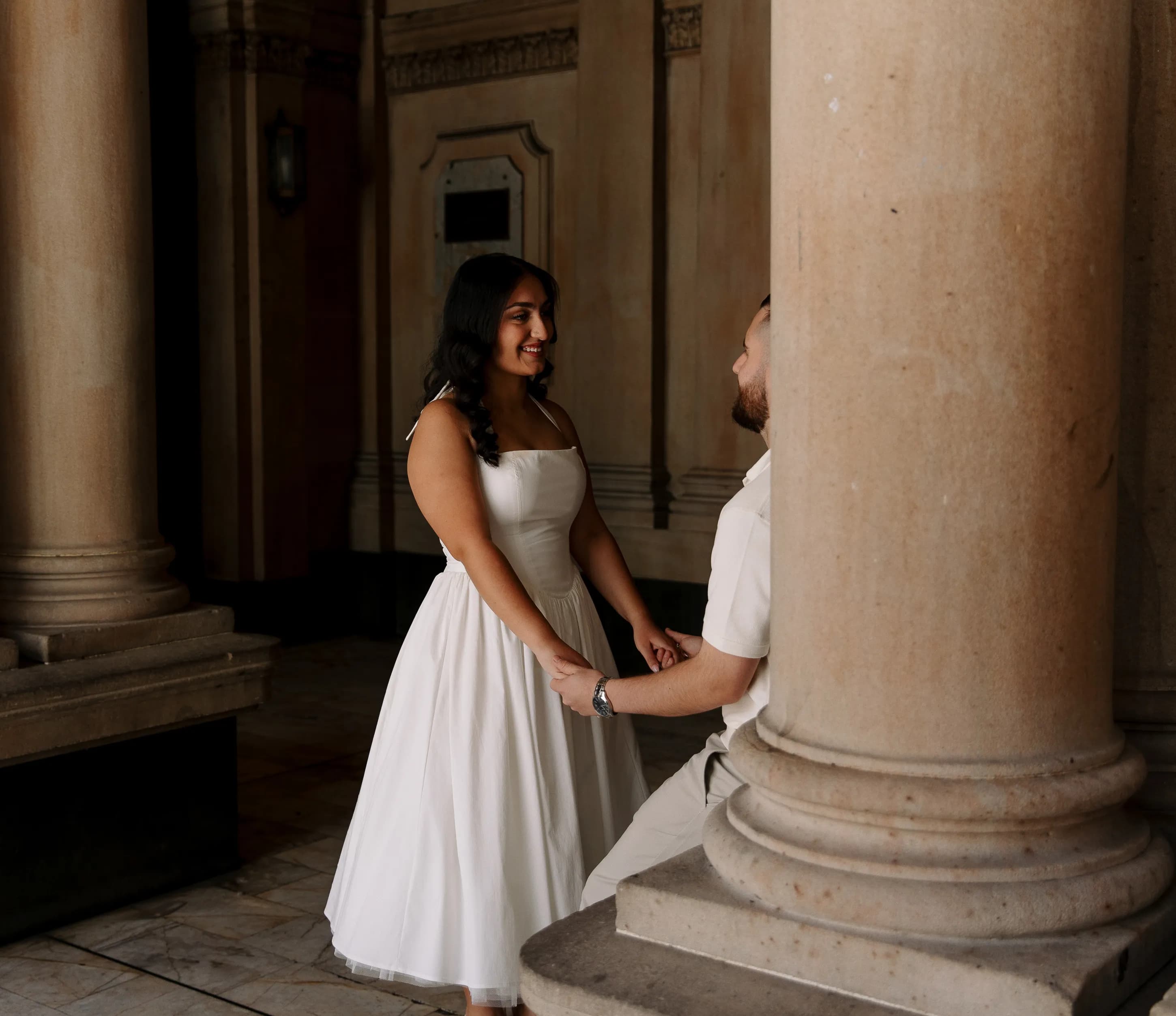 Pre-wedding photography — Baris & Izel, The Rocks & QVB, Sydney