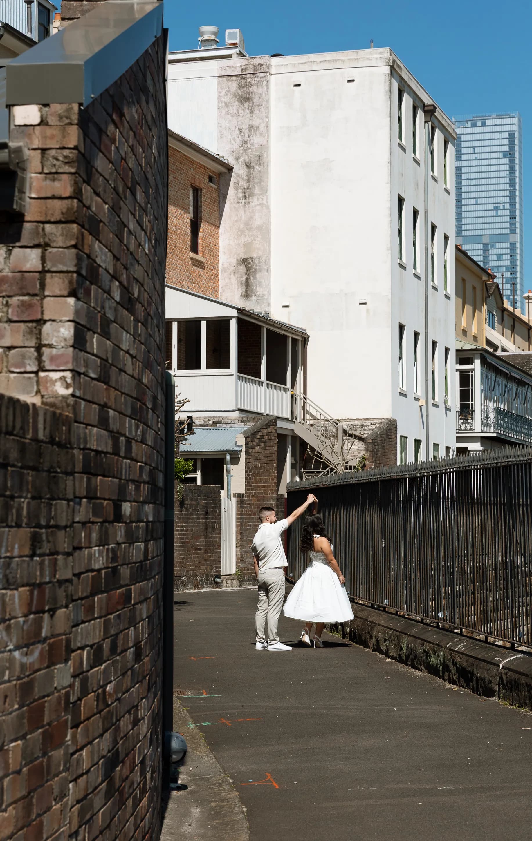 Pre-wedding photography — Baris & Izel, The Rocks & QVB, Sydney