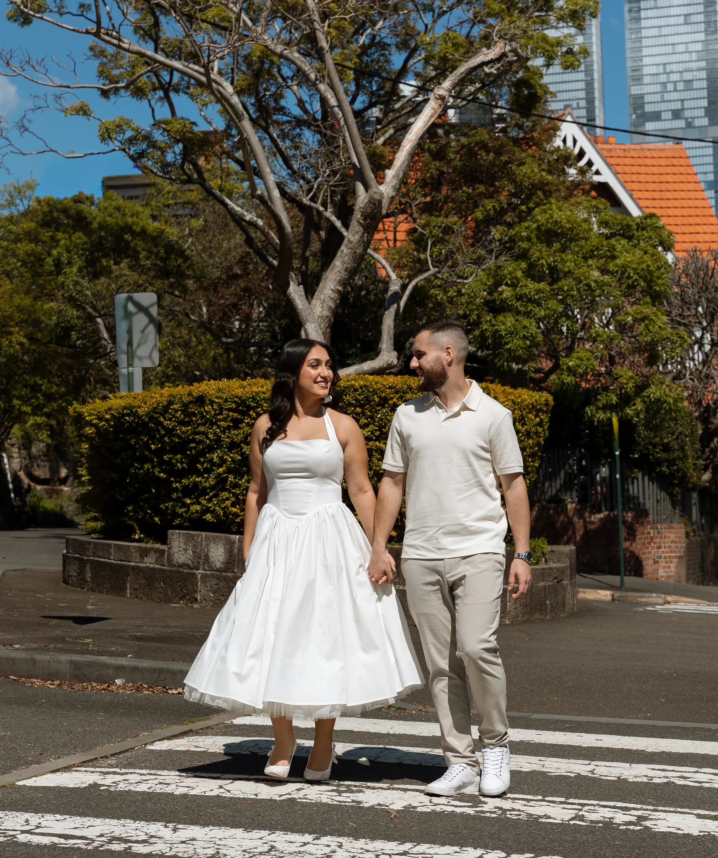 Pre-wedding photography — Baris & Izel, The Rocks & QVB, Sydney