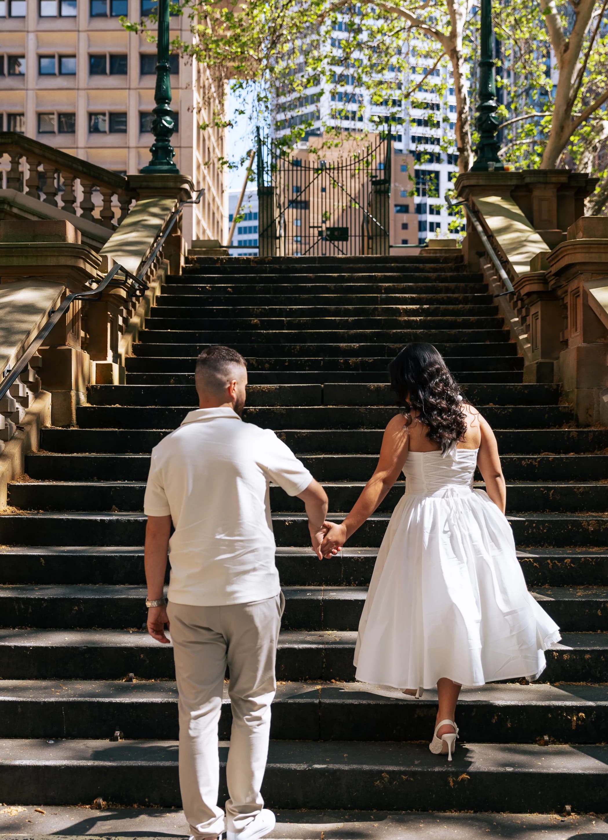 Pre-wedding photography — Baris & Izel, The Rocks & QVB, Sydney
