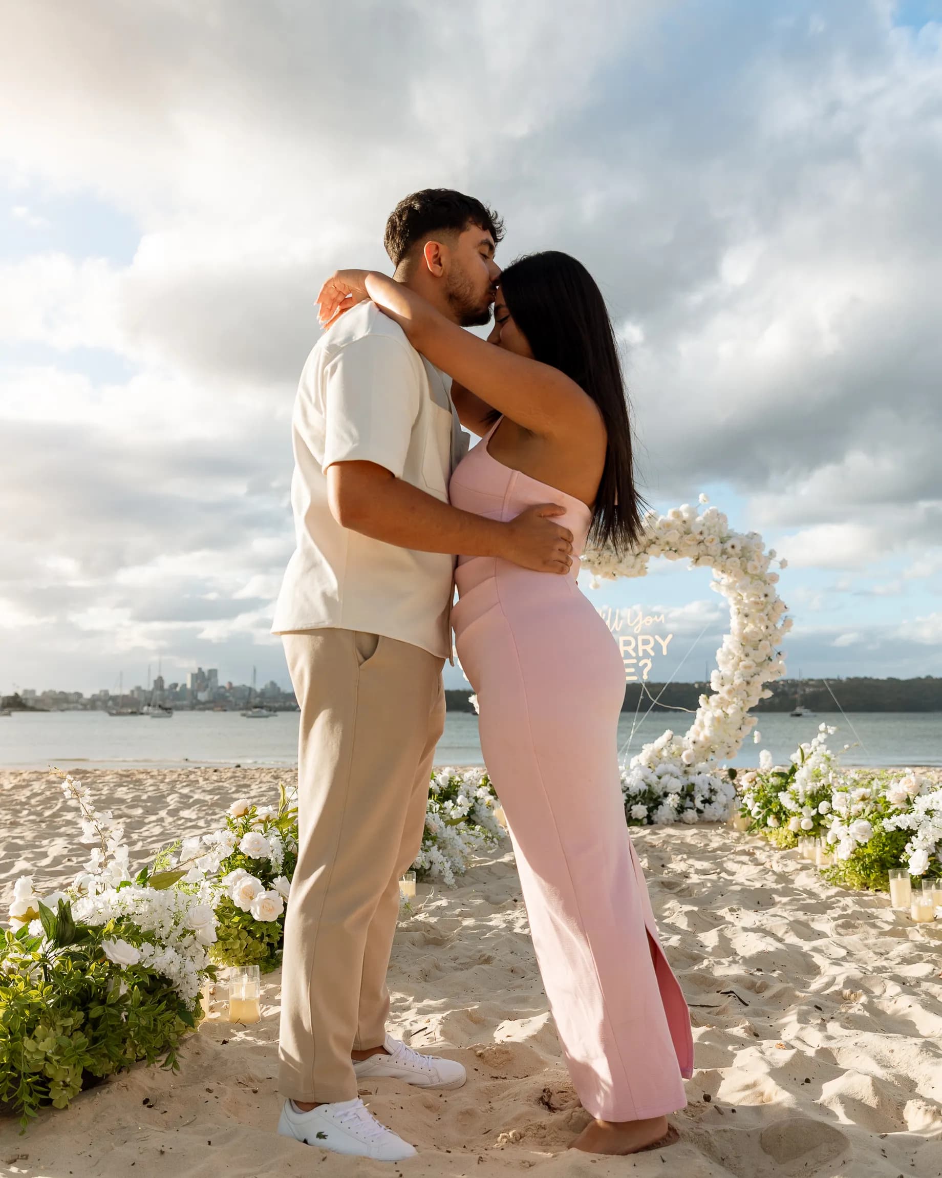 Proposal photography — Burakhan & Lea, Rose Bay Beach, Sydney
