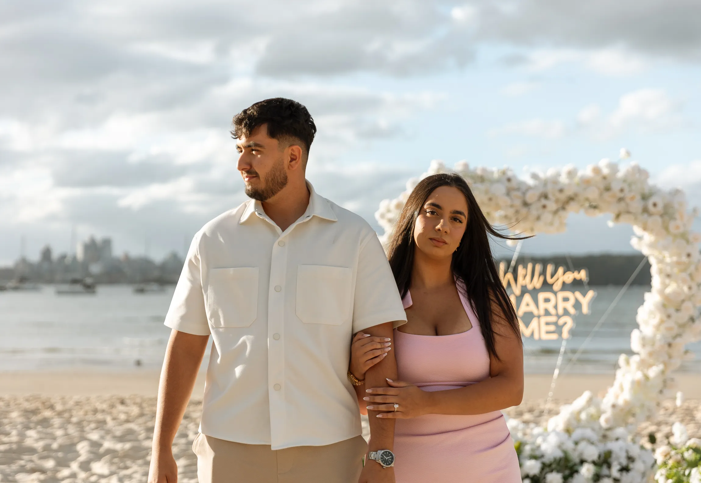 Proposal photography — Burakhan & Lea, Rose Bay Beach, Sydney