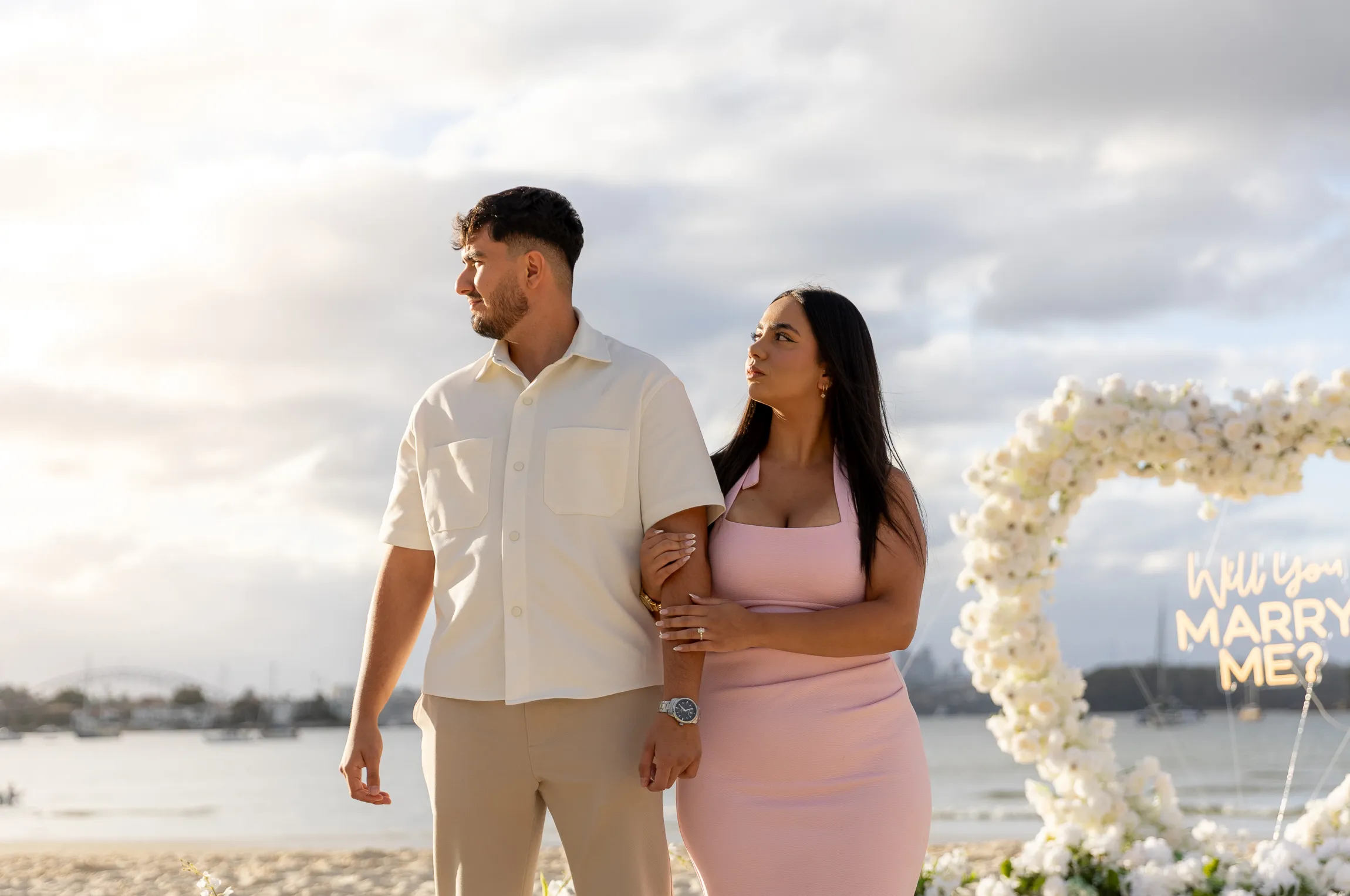 Proposal photography — Burakhan & Lea, Rose Bay Beach, Sydney