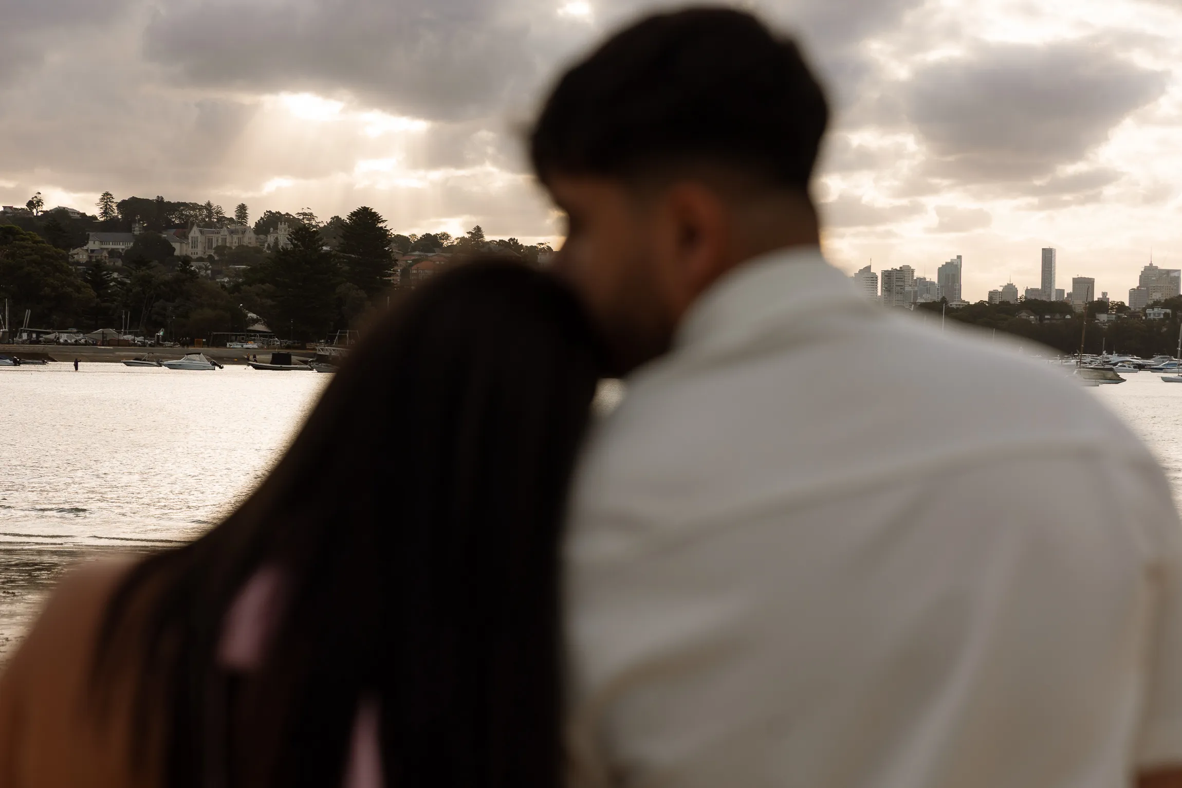 Proposal photography — Burakhan & Lea, Rose Bay Beach, Sydney