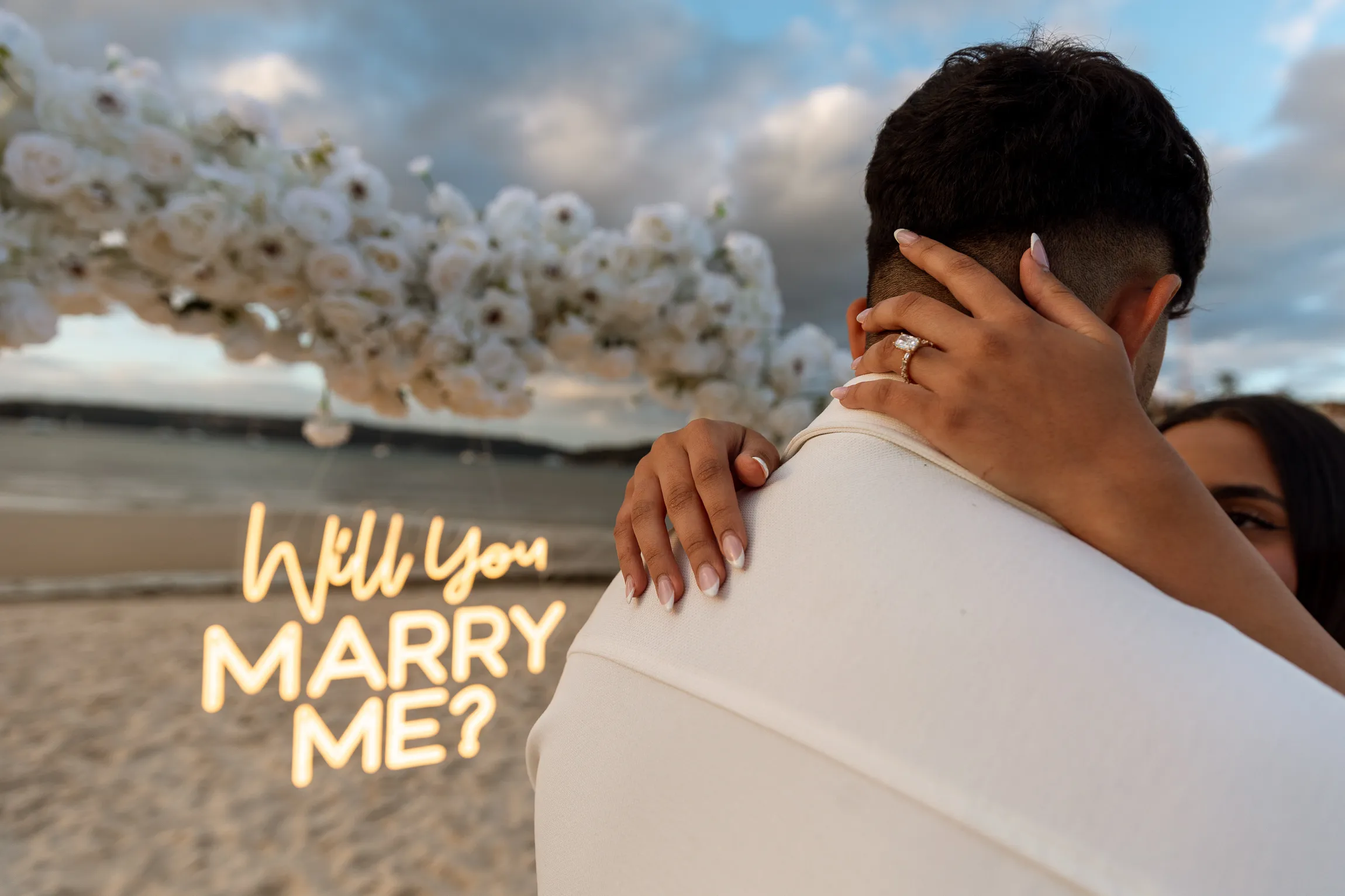 Proposal photography — Burakhan & Lea, Rose Bay Beach, Sydney
