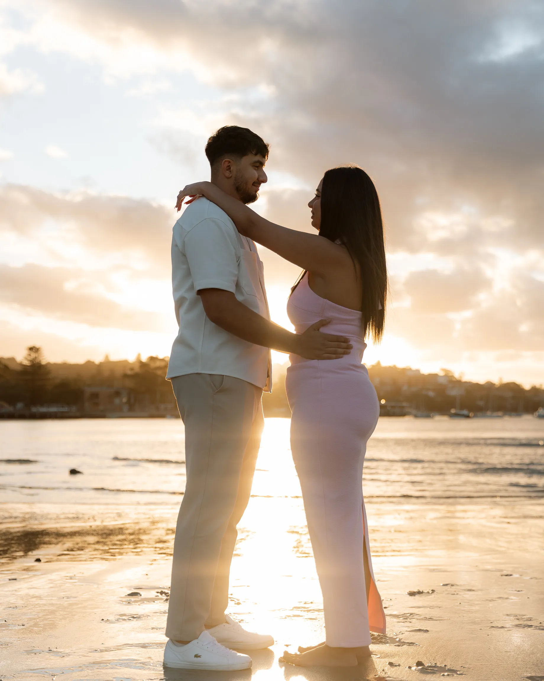 Proposal photography — Burakhan & Lea, Rose Bay Beach, Sydney